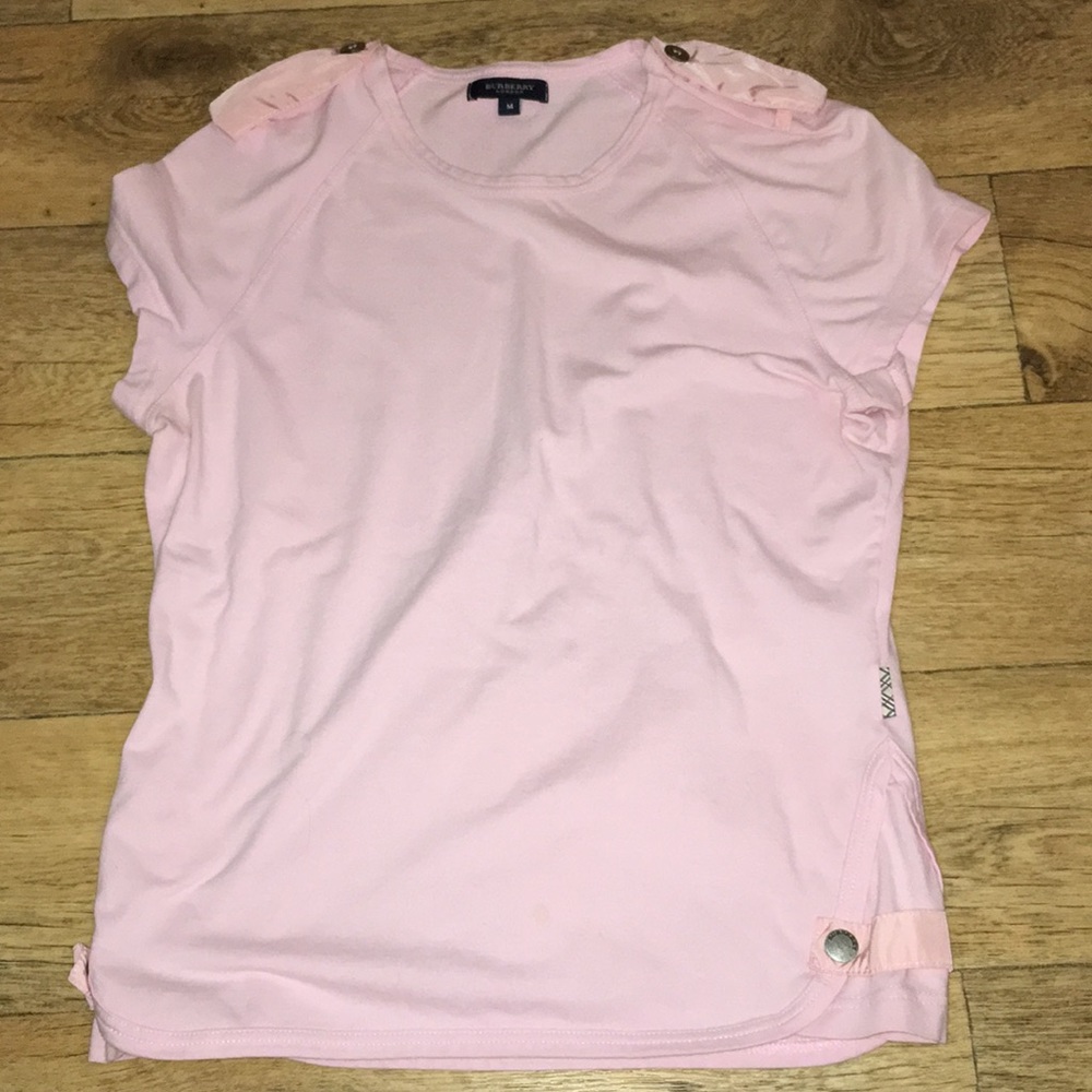 Burberry pink shirt
